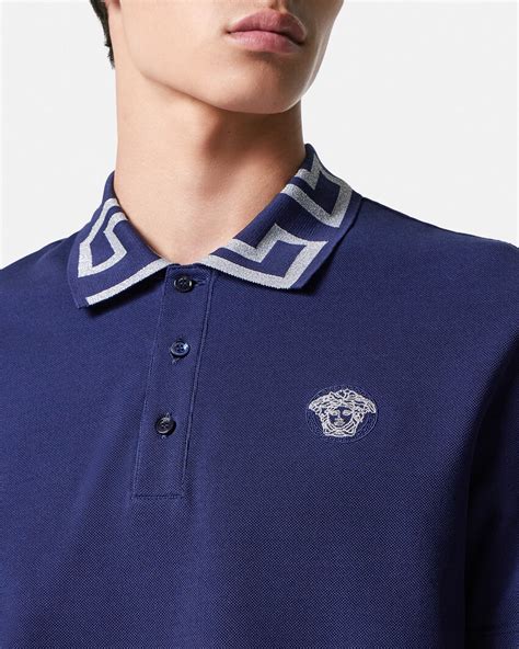 versace greca polo shirt|versace polo shirt size guide.